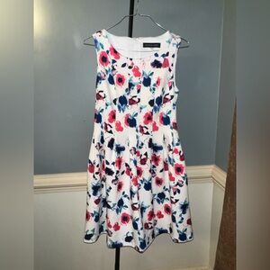 Andrew Marc‎ Multicolor Floral Midi Dress